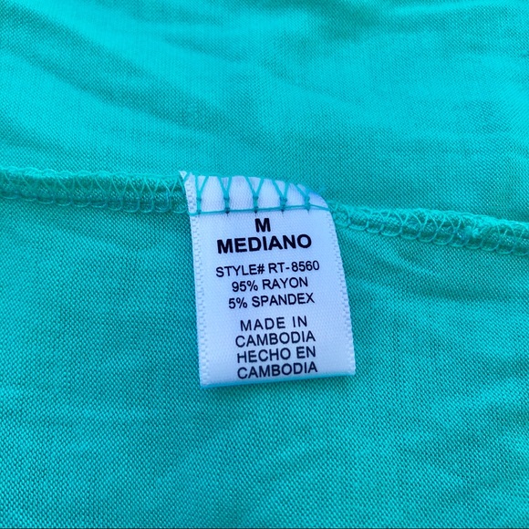 NEW!!! Waterfall Hem Cardigan in Bright Turquoise - Picture 5 of 8